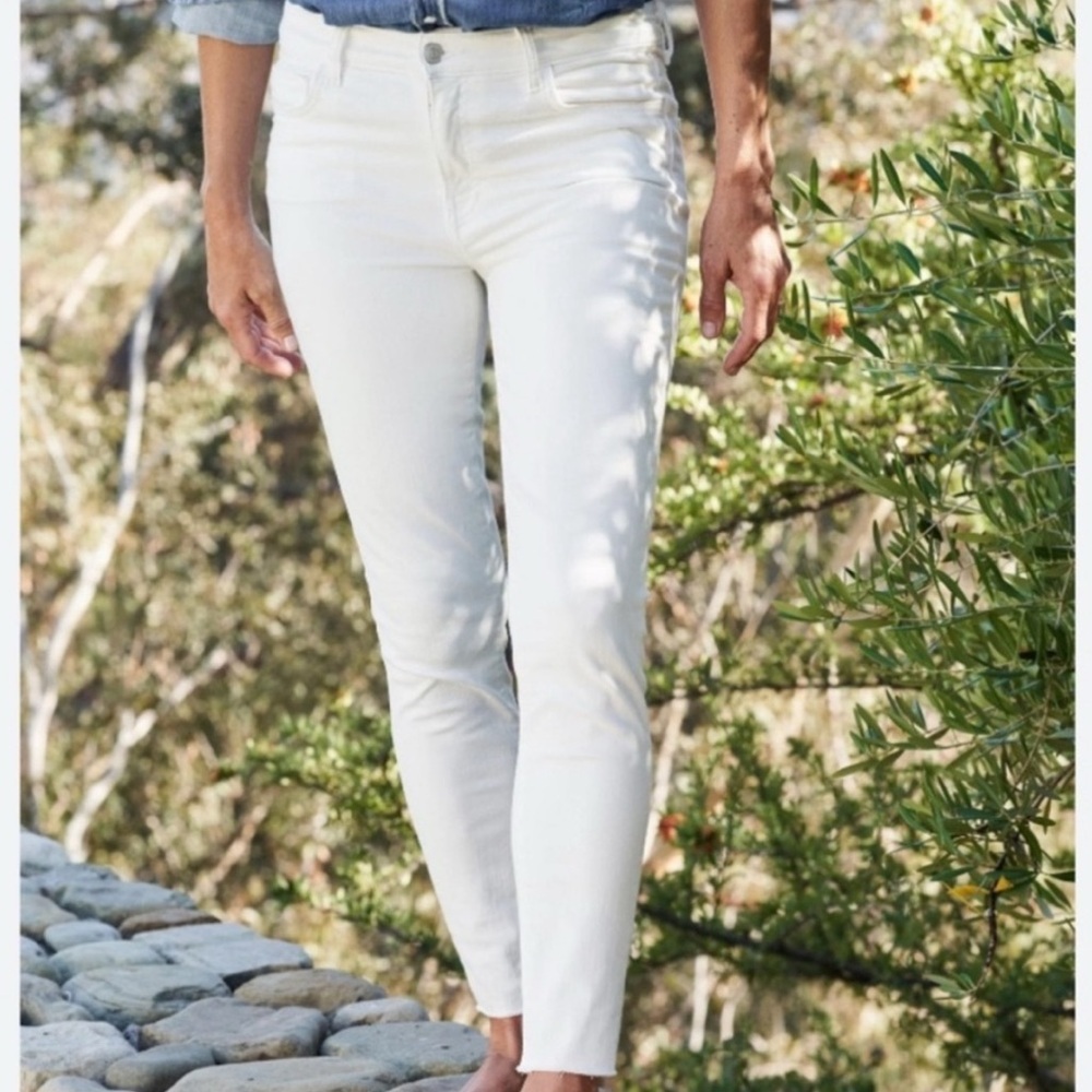 Frank‎ & Eileen Sligo White Denim Jeans Size 27